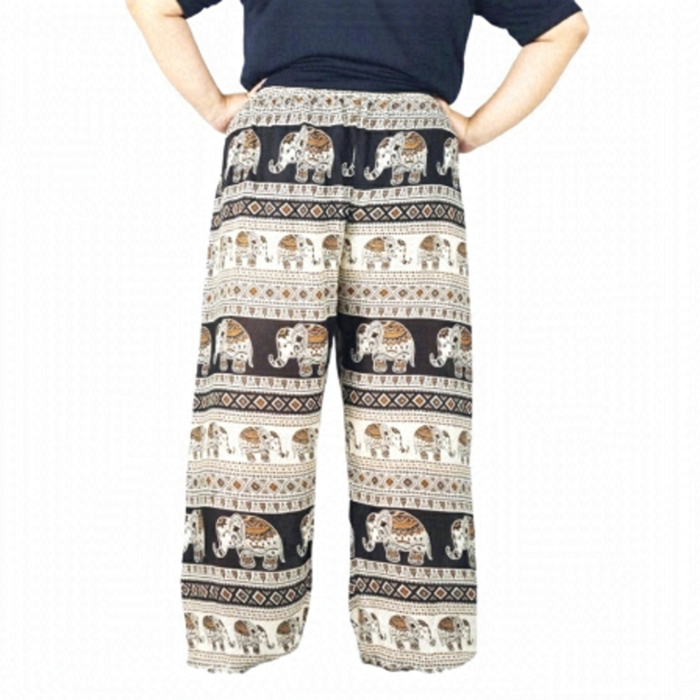 Chinrada - Smocked Waist harem PLUS SIZE 2XL 🇹🇭